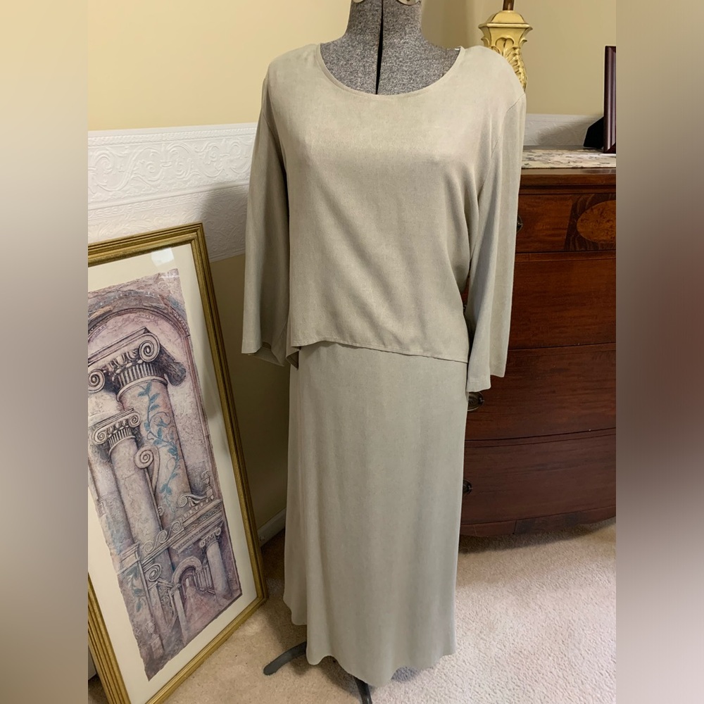 Ultra Dress New York Two Piece Long Sleeve Vintage 90’s Maxi Size 14.